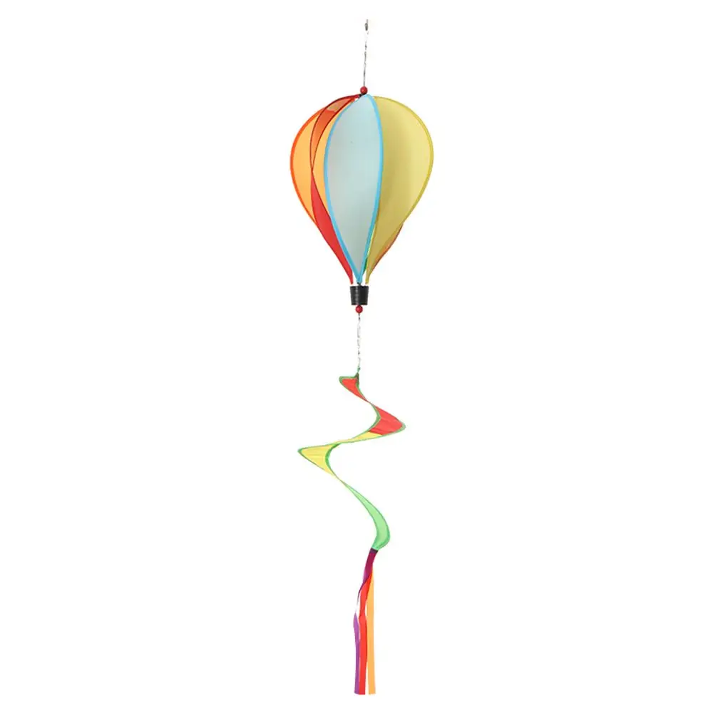 Revolving Colorful Garden Windmills Lawn Decorations Outdoor Hot Air Balloon Pinwheels Whirlygig  Wind Spinners - view 4
