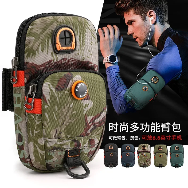 Outdoor Arm Bag Sports Phone Case Holder Running Handbag Wristlets Bag Mobile Phone Pouch Mini Coin Purse Fitness Jogging Pocket