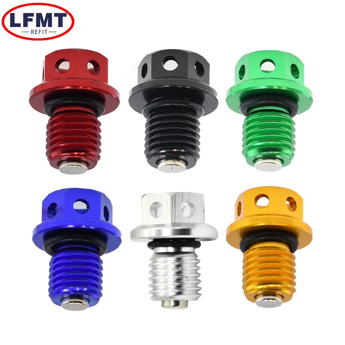 M12xP1.5 磁気オイルドレンプラグボルトネジ KTM EXCF ホンダ CRF CR XR ヤマハ YZF ハスクバーナカワサキ KLX 125-530 ユニバーサル