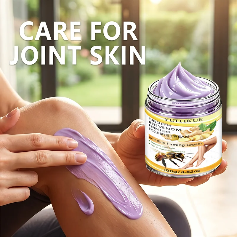 Ginger Bee Venom Firming Body Cream Natural Plant Extract Nourishing Joint Skin Massage Hydrating Tightening Care For Legs Arms