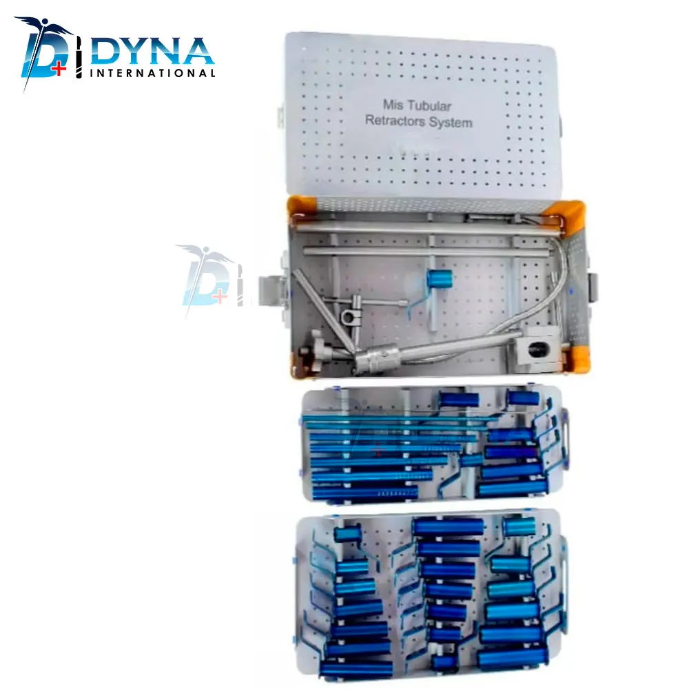 Mis Retractor System Röhrenförmige Retraktoren mit Sterilisationsbox, plasmameschichtet