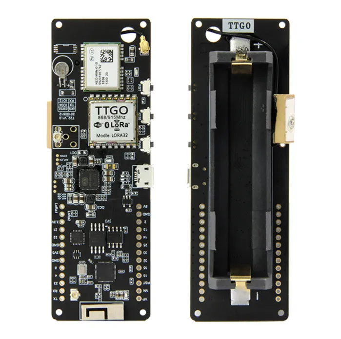 Módulo Sem Fio TTGO T-Beam Versão Atualizada ESP32 WiFi Bluetooth LoRa GPS NEO-M8N
