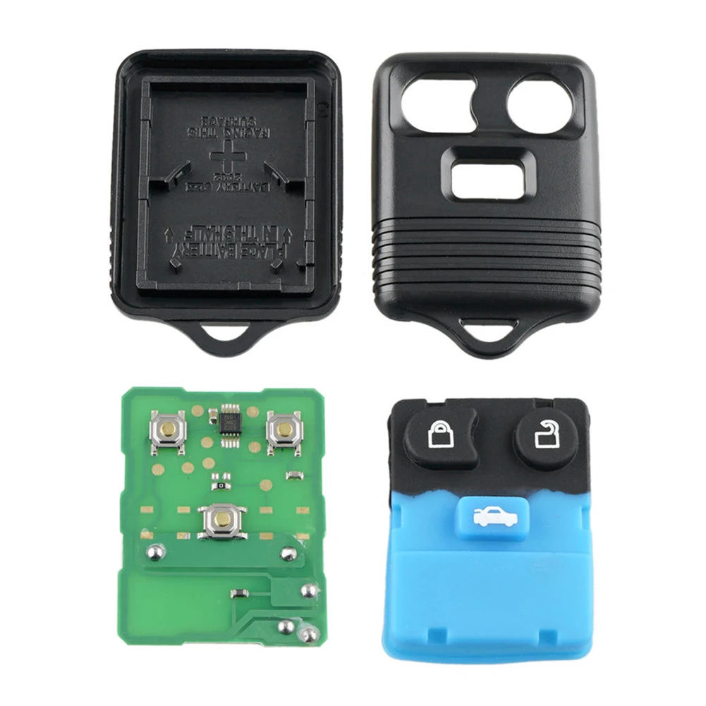 For TRANSIT MK6 2000-2006 TRANSIT CONNECT 2000-2007 433MHz 3 Button Remote Key Fob Case with Chip