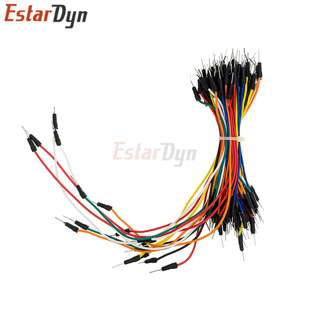 EstarDyn MB-102 830 verbindingspunten soldeerloze prototype breadboard-kit 3,3 V/5 V voedingsmodule 65 flexibele jumperdraden