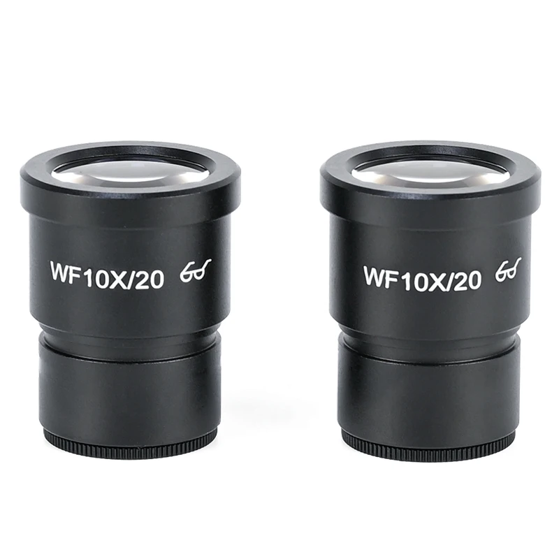 

Albenth WF10X/20 Microscope Eyepiece Wide Field Eyepiece Optical Len for 0.7-4.5x Microscope Head