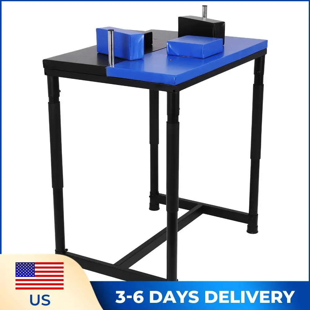 

Standard Arm Wrestling Battle Table Arm Strength Training Equipment W/ Elbow & Forearm Pads for Strength Training Enthusiasts