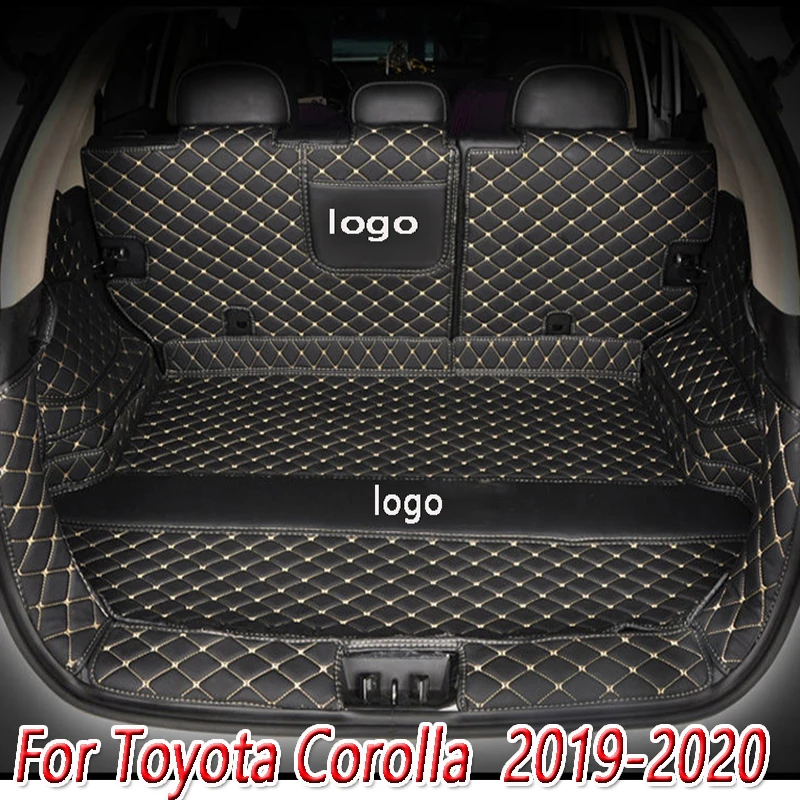 

For Toyota Corolla Hybrid 2019 2020 Car Trunk Mats High Side Cargo Liner Carpets Car Accessories Styling Auto Leather Dash Rugs