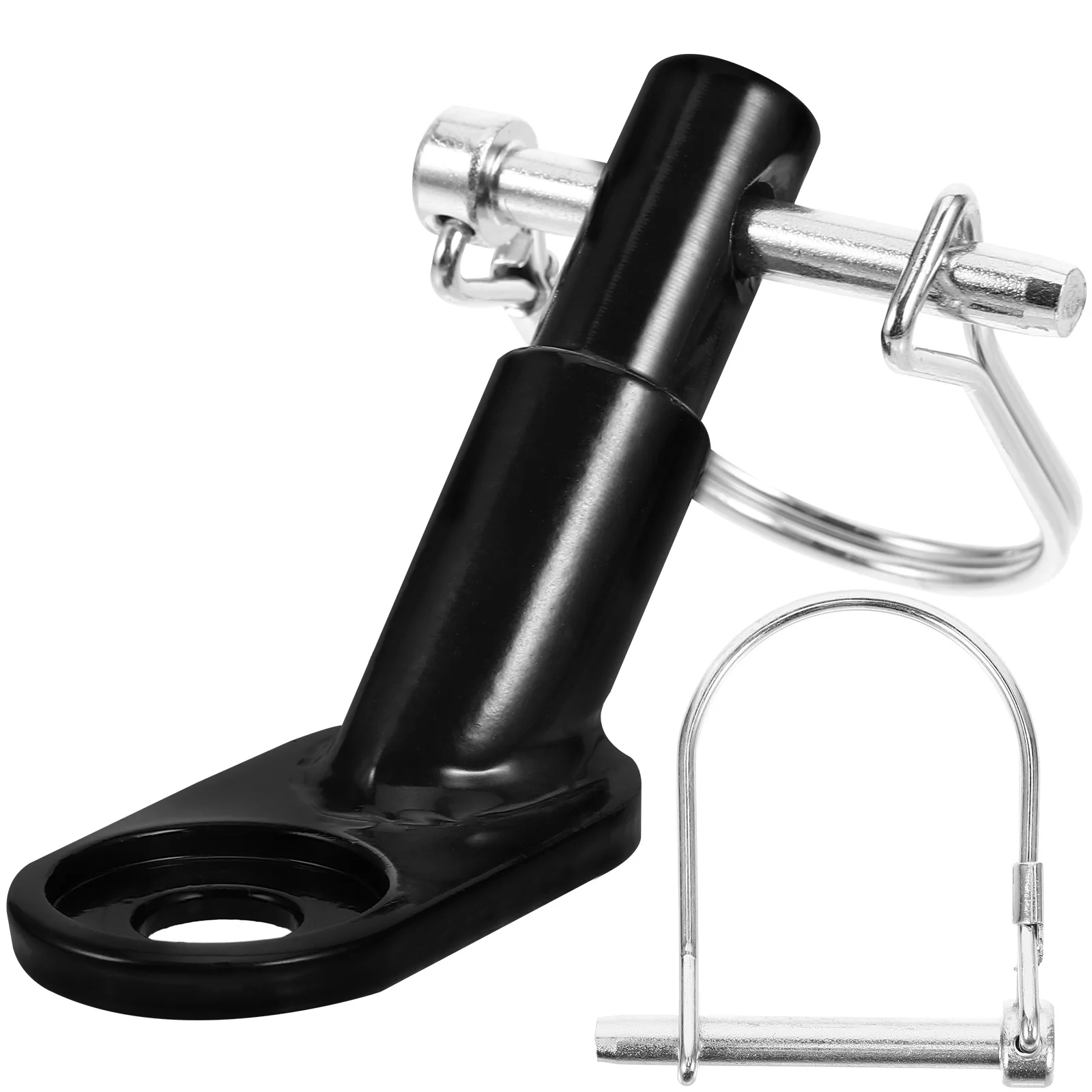 Accesorios para remolque de bicicleta, conector de enganche de hierro, acoplador de remolque duradero para bicicleta, estante de carga para bicicleta de montaña