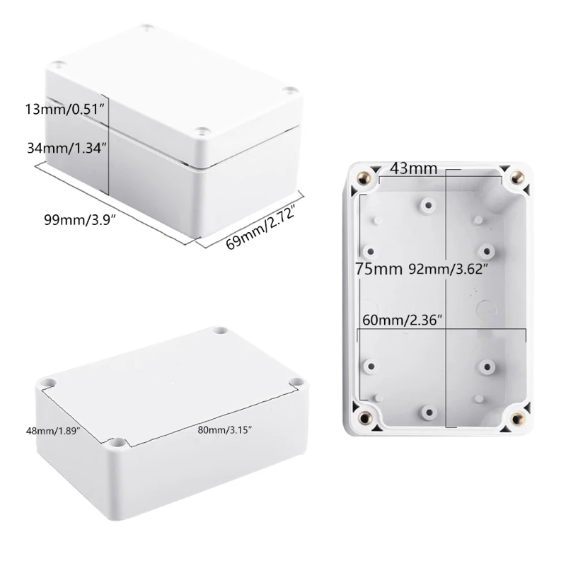 حافظة أساسية مضادة للماء، صندوق حماية مقاوم للماء، غلاف بلاستيكي خفيف الوزن لمعدات طائرات التحكم عن بعد