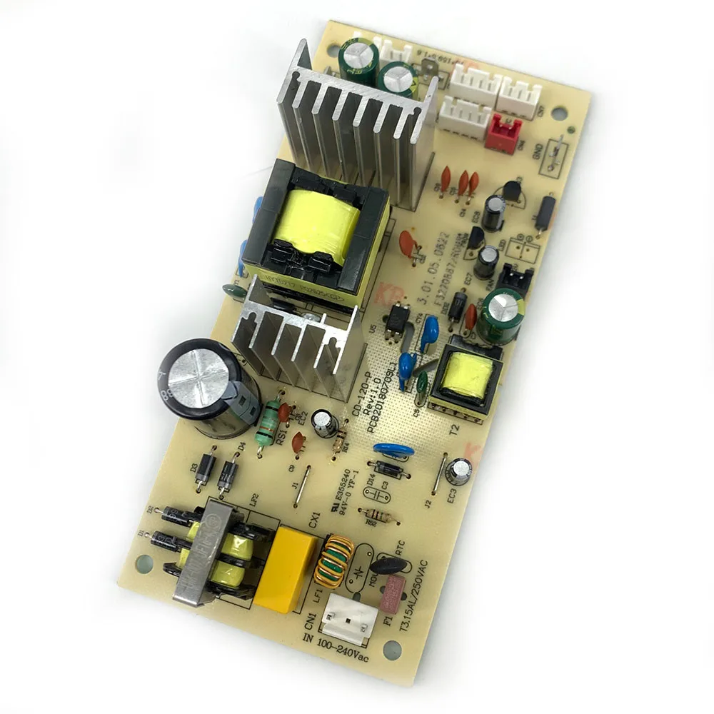 CD-120-P REV-1.0-PCB20180709L1 E355240 circuit board refrigeration sheet parts internal and external fan motherboard