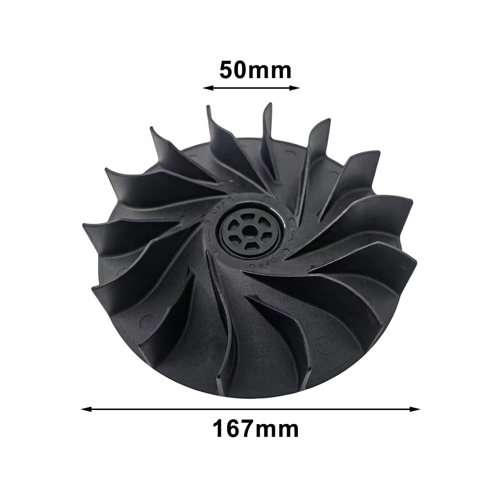 1set Impeller Fan With Shredder Blade For BG56 BG86 SH56 SH86 Garden For Vac Blower Improved Debris Collection