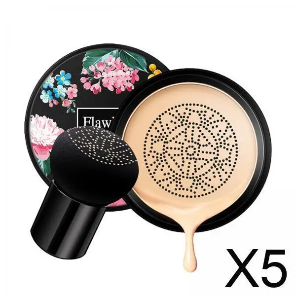 Air Cushion BB Cream Mushroom Head Feuchtigkeitsspendende flüssige Grundierung Wasserfester Concealer für hochwertige Gesichtskosmetik