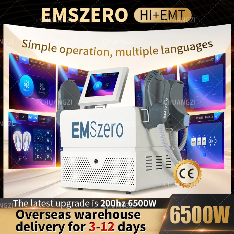 EMSzero RF 6500 Вт, 200 Гц, HI-EMT, устройство для похудения, смягчение мышц, дополнительная Нео Тазовая подушка EMSzero RF 6500 Вт, 200 Гц, HI-EMT, устройство для похудения, смягчение мышц, дополнительная Нео Тазовая подушка