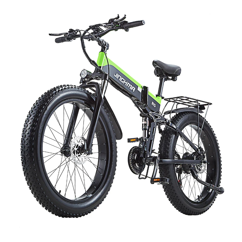 

EU Stock 1000W 45KM/H Electric Bike 26-inch 4.0fat Tire Electric Bicycle 48V14AH Lithium Battery Mountain Off-road Electric Bike