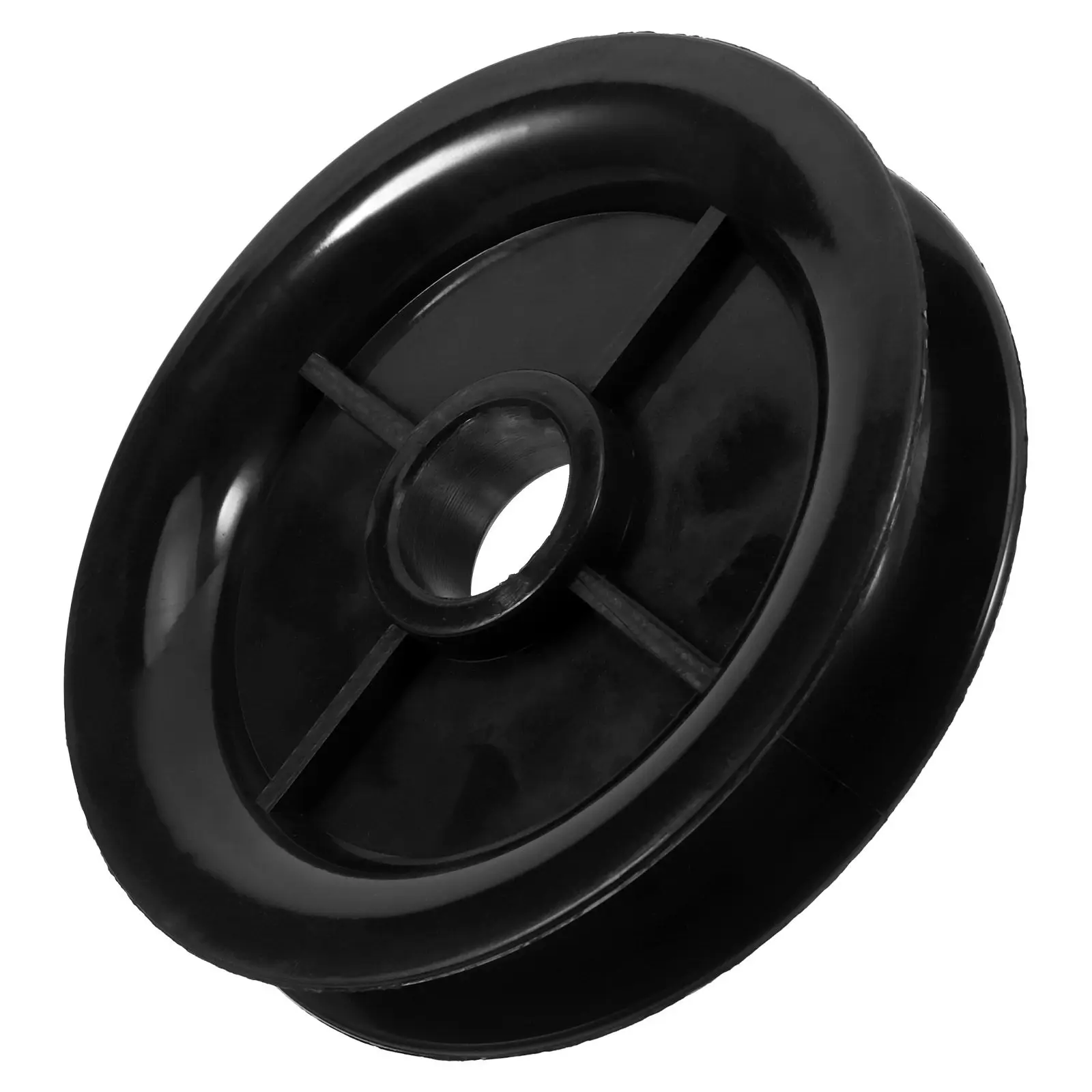 3 Ton Forklift Mast Guide Wheel Single Slot Inner Diameter 20mm Plastic Replacement Pulley Wheel Forklift Accessories Gym Cable