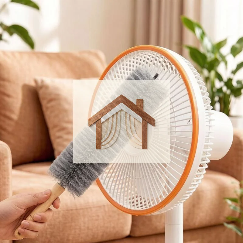 Reusable Bendable Long Handle Duster Fan Air Conditioner Dust Remover for Home Air Vent Cleaning
