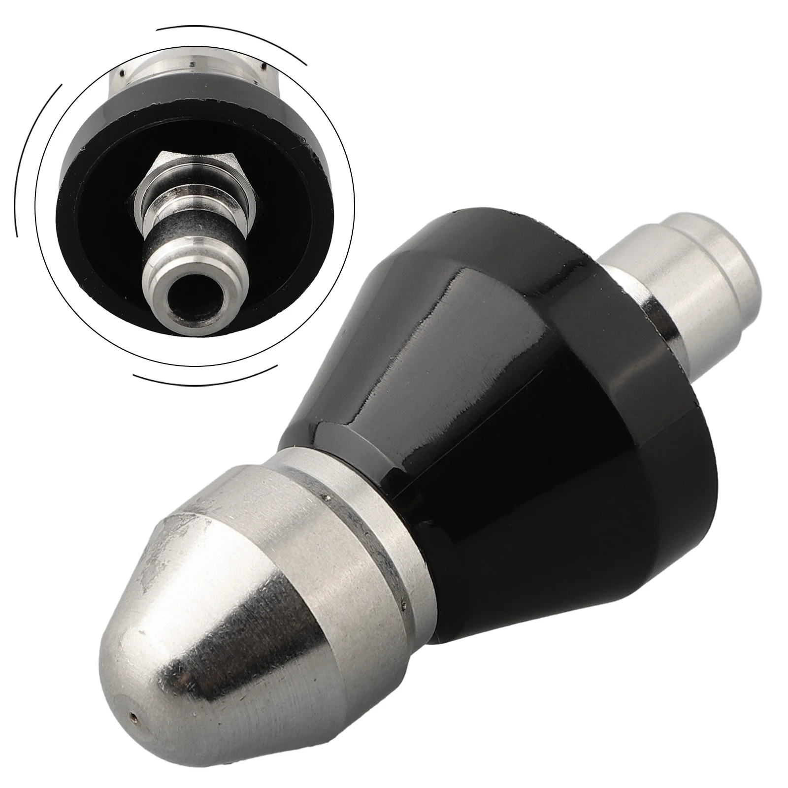 

PC Silver Excellent Cleaning Effect Drain Nozzle High Pressure Blocked Sewers Light Brightness Manual Measurement Deviation