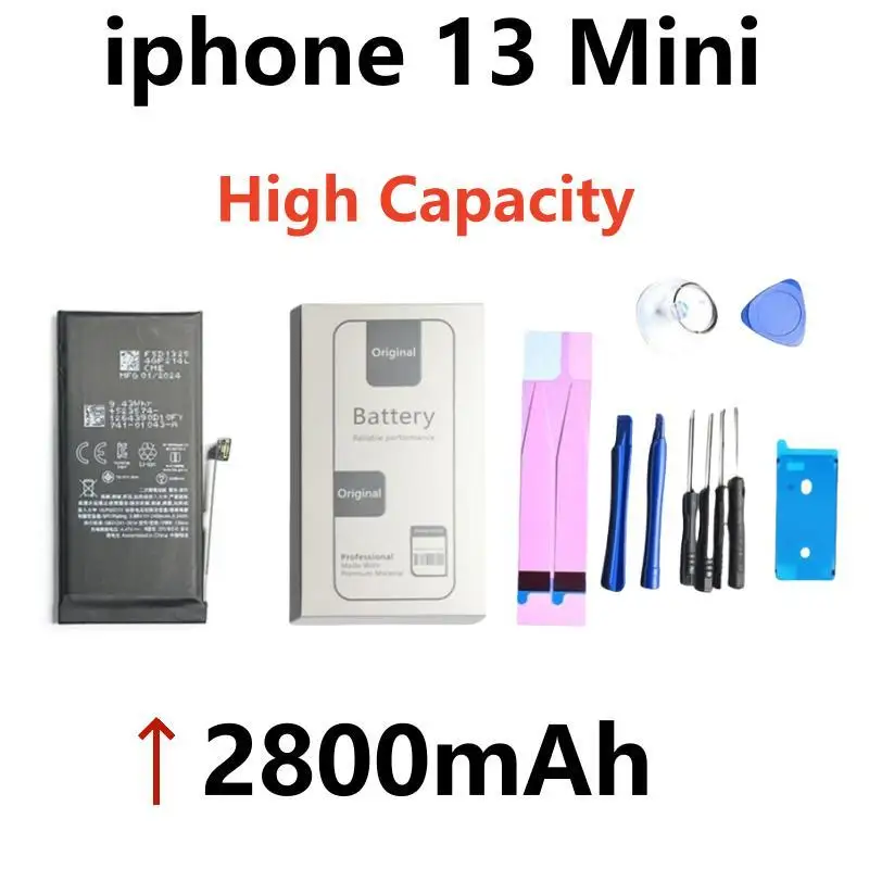 Xilecaly Originele Hoogwaardige Batterij Voor Iphone Se 5 6S 5S 7 8 Plus X Xs Max Xr 11 Pro Mobiele Telefoon Met Gratis Tools Sticker