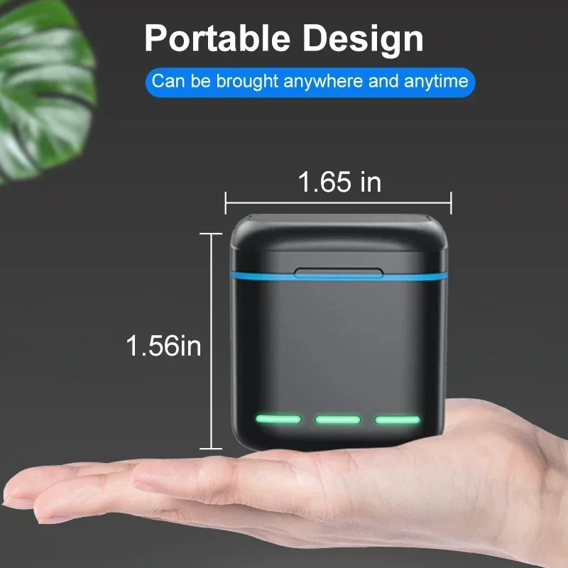 2800mAh Rechargeable Li-ion Battery for GoPro Hero 11/10/9 Camera, Replacement Battery Pack Compatible with Hero9 Hero10 Hero11