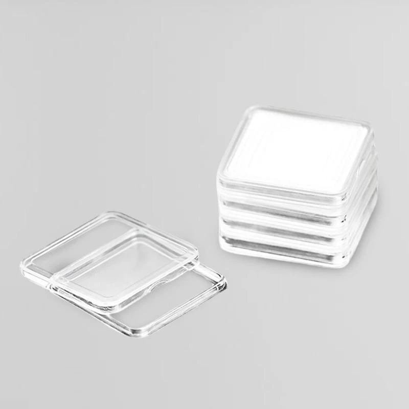 B0KC Pack of 100 Stylish Coin Display Pads Portable Accessory for 17/20/25/27/30mm Commemoratives Coin Home or Gallery