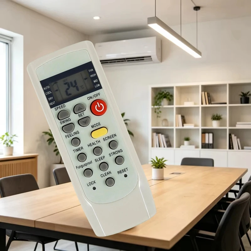 DT23 YKR-I/010E Air Conditioner Remote Control Replacement for AUX Universal AC, Easy to Use Home Office Controller