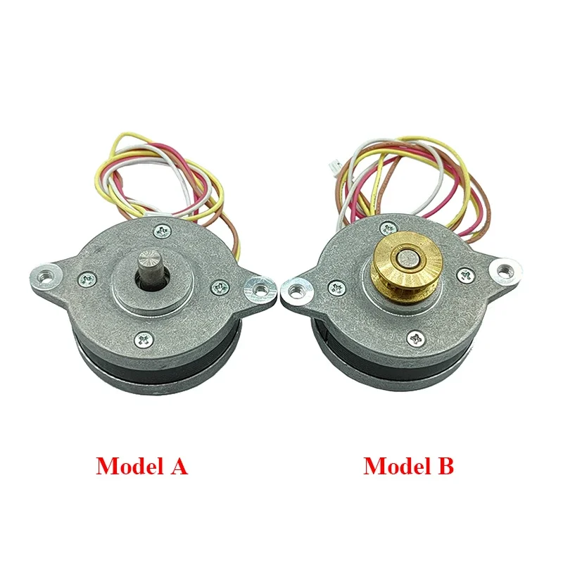 0.9 Degree Mini 36mm Round Thin Stepper Motor 2-Phase 4-Wire Stepping Motor 5mm Shaft for 3D Printer CNC Robot