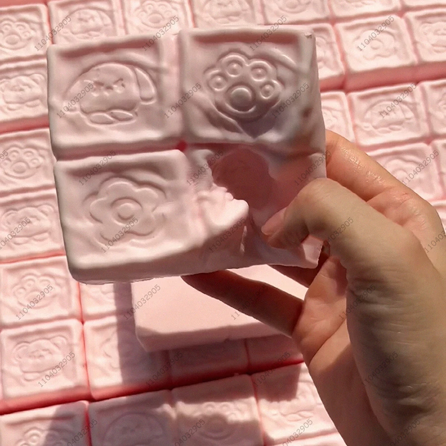 رطبة الفراولة الحليب كعكة بالشيكولاتة الخبز اسفنجي اللعب بطيئة ارتفاع تململ لعبة الحسية لتخفيف التوتر الضغط للأطفال البالغين #2