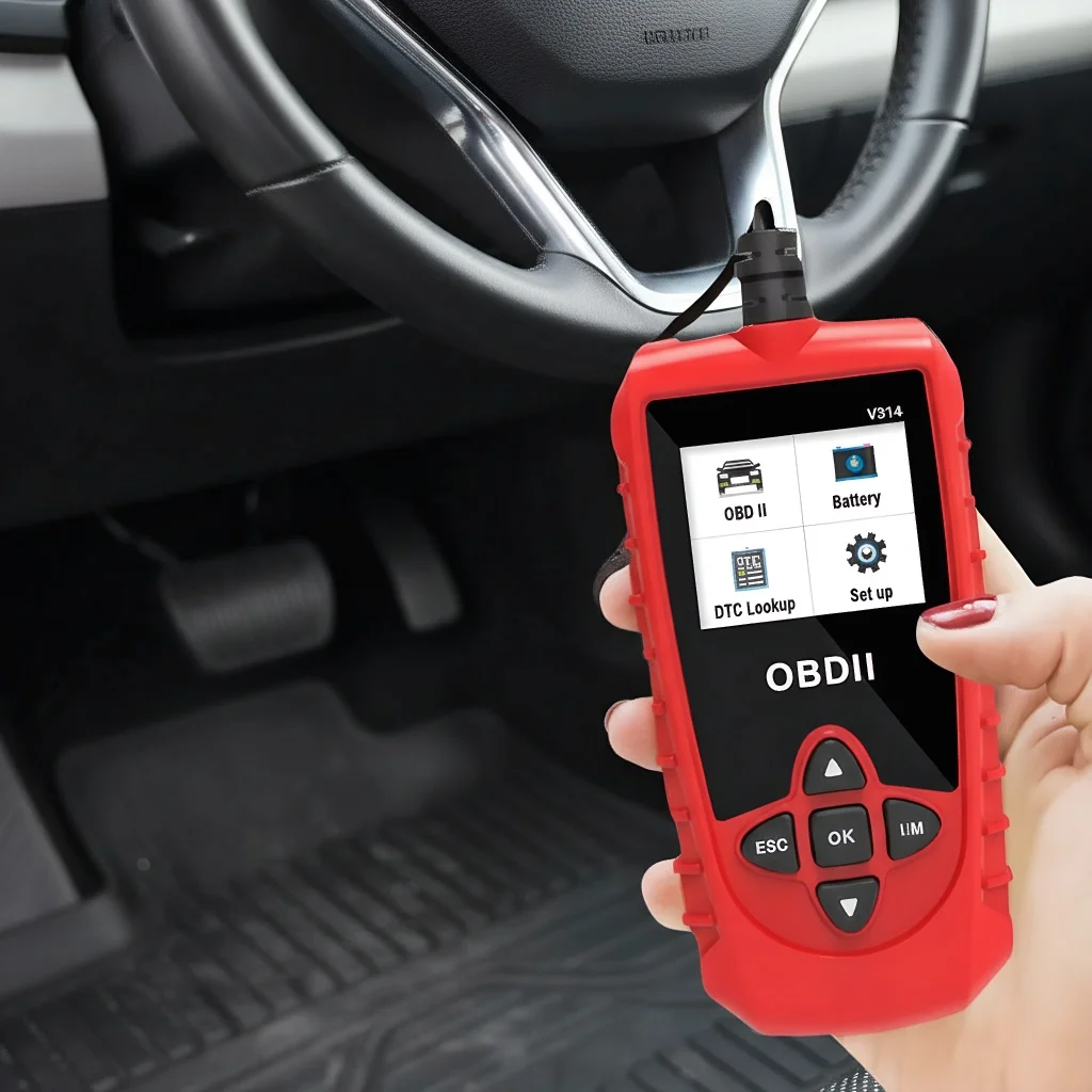 

Universal Car OBDII Scanner - Automotive Diagnostic Code Reader Card & Flaw Detector V314