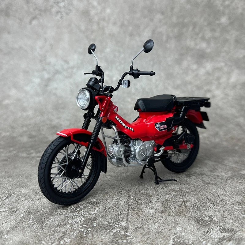 Diecast 1/12 Size Honda CT125 Model Car Super Cub Alloy Motorcycle Model Collection Display Hobby Original Box