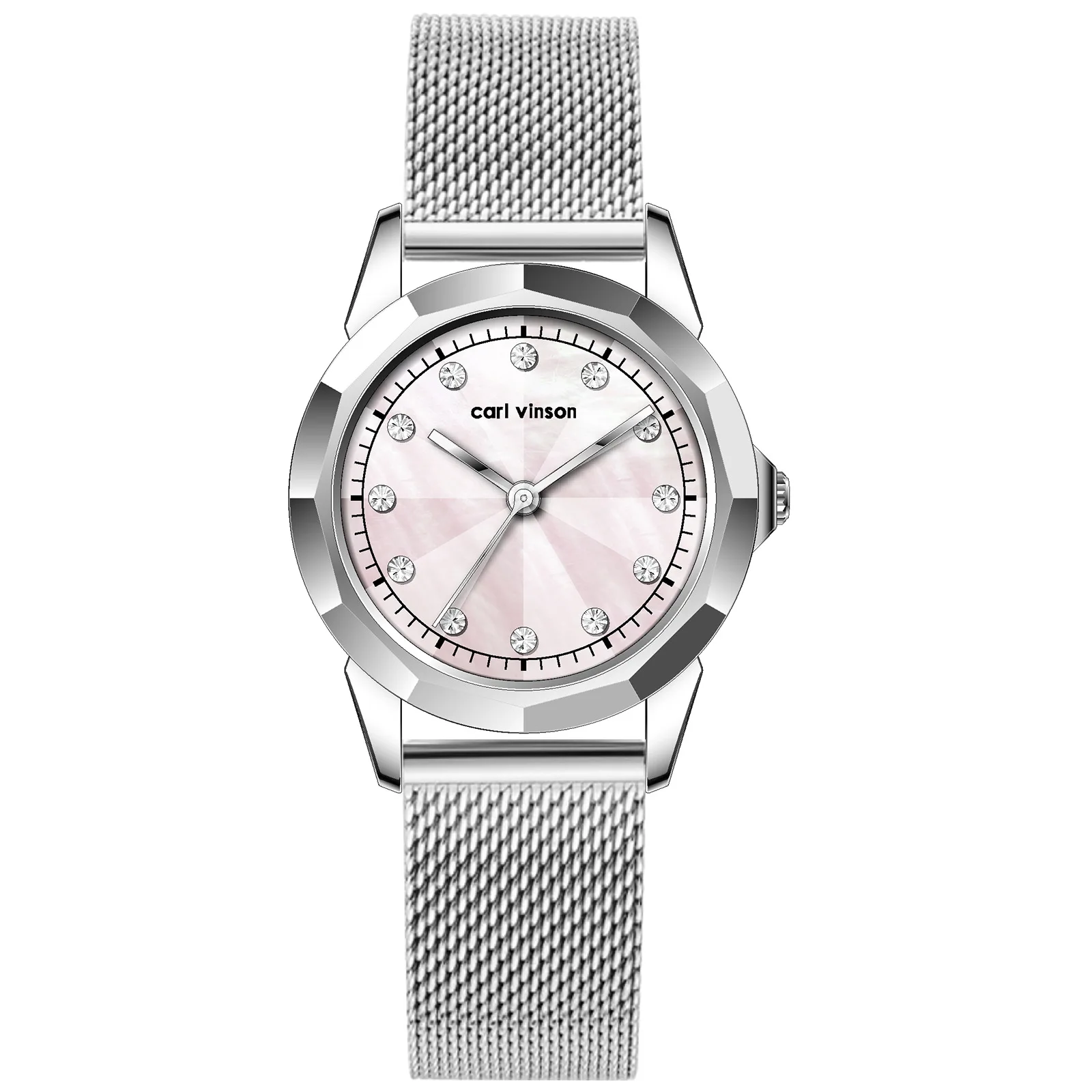 Hot selling 2024 new women's case rhinestone simple and fashionable women's alloy watch