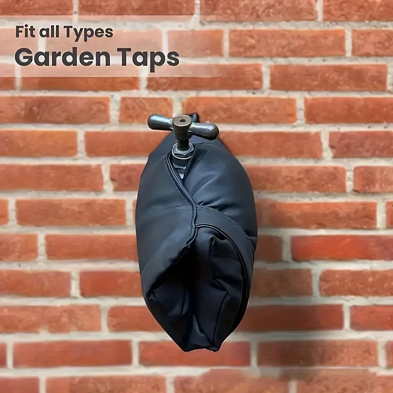 Outdoor Faucet Covers,Anti-Freeze Winter Tap Protector with Universal Connector Thread,Easy Dismantling Faucet Insulation Pouch