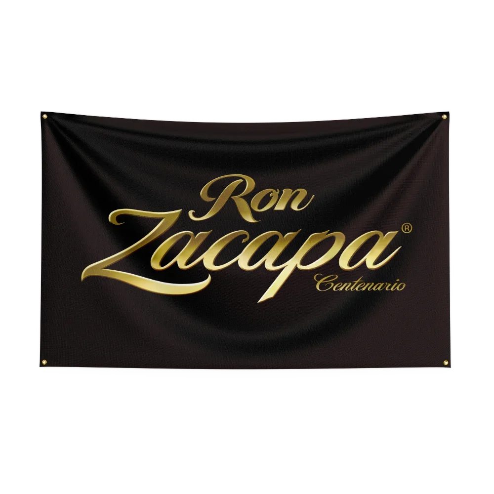 3×5ft R-Ron Zacapas Rum Flag Polyester Printed Alcohol Wine Banner For Decor Drink rum Beer Flag