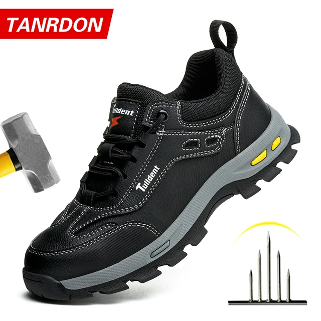 New Men's Safety Shoes, Puncture Resistant Work Shoes, Men's Protective Shoes, Wear-Resistant Work Boots Tactical Boots New Men's Safety Shoes, Puncture Resistant Work Shoes, Men's Protective Shoes, Wear-Resistant Work Boots Tactical Boots
