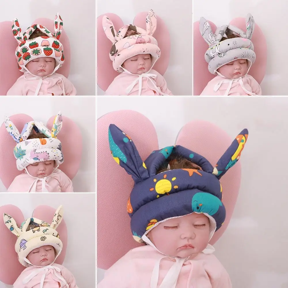 Cotton Baby Safety Helmet Head Protection Headgear Toddler Anti-fall Pad Learn To Walk
