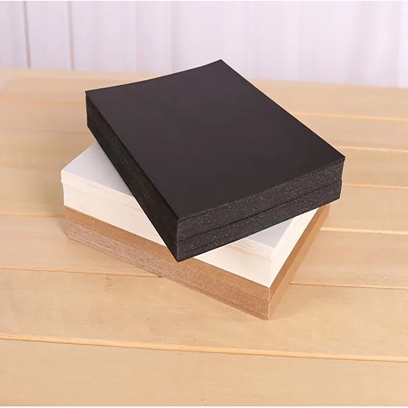 20 pcs thick cowhide cardboard DIY Card blank postcard cowhide bookmark Doodle drawing paper Decorative paper