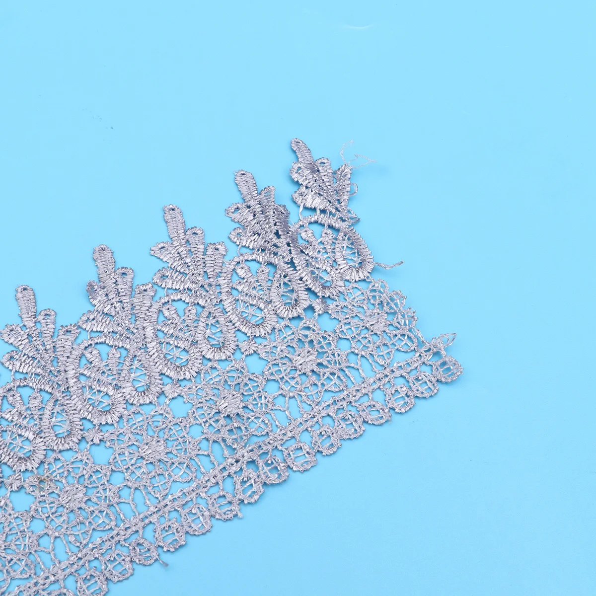 

1 Roll 15Mm White Embroidery Lace Ribbon Trimming For Diy Home Textile Crafts Party Wedding Scrapbooking Cloth Accessories