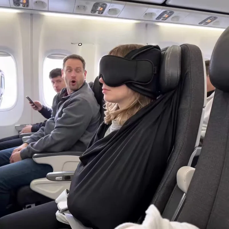 Travel Accessories Long Flight - 3-in-1 Airplane Sleep Support Set With