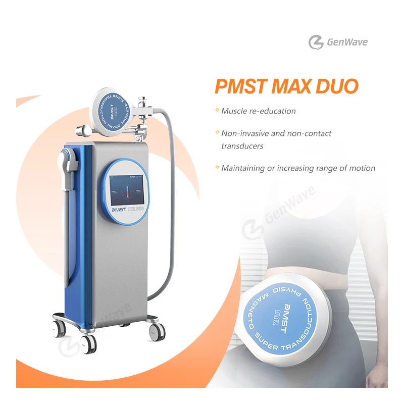 PMST Max Duo Dual Channels EMTT pemf Pusled Eletromagnetic Feild Therapy Machine