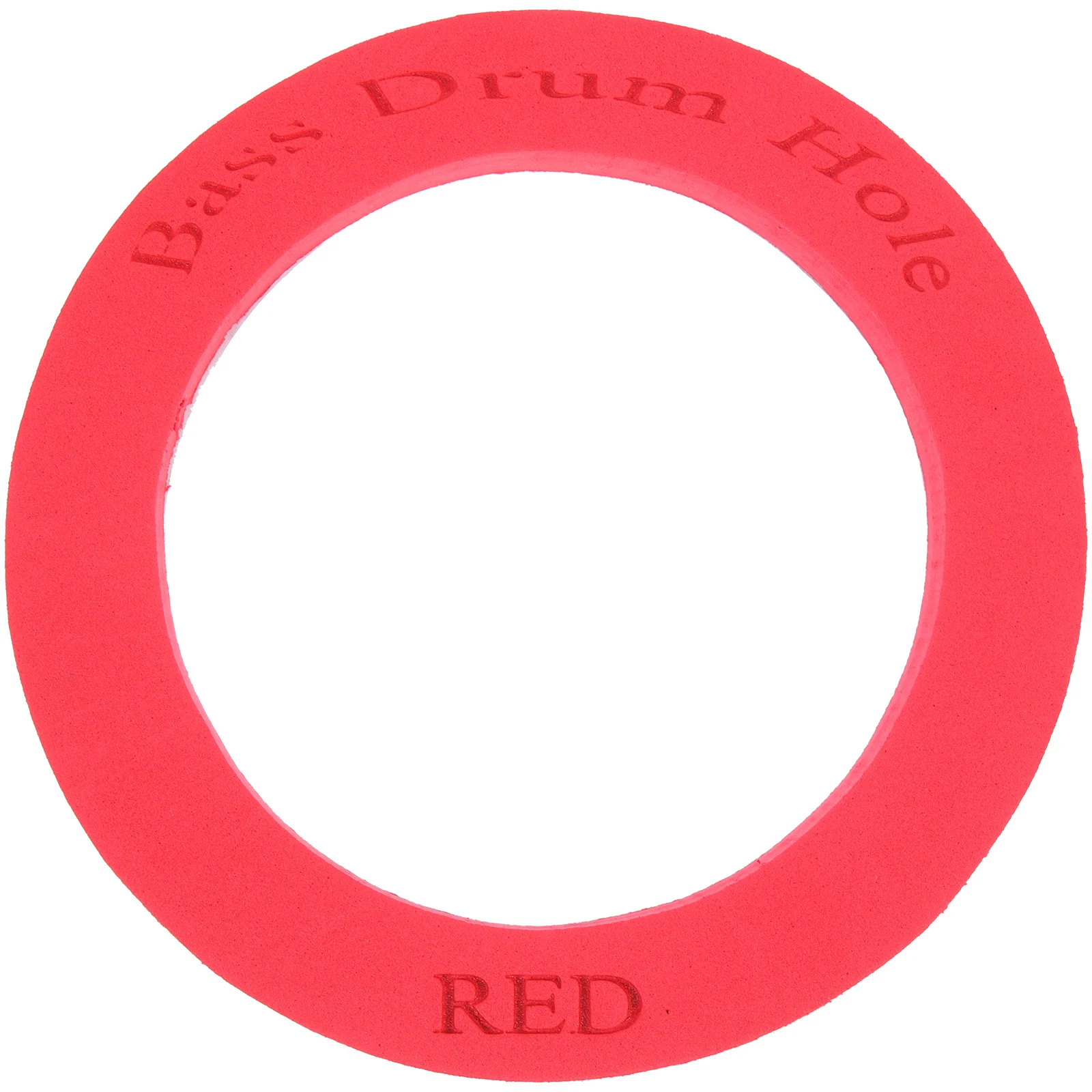 

Kick Drum Amplifier Bass Dampener Red Self Adhesive Foam Material Percussion Part Drum Set Woofer Enhancer Low Speaker