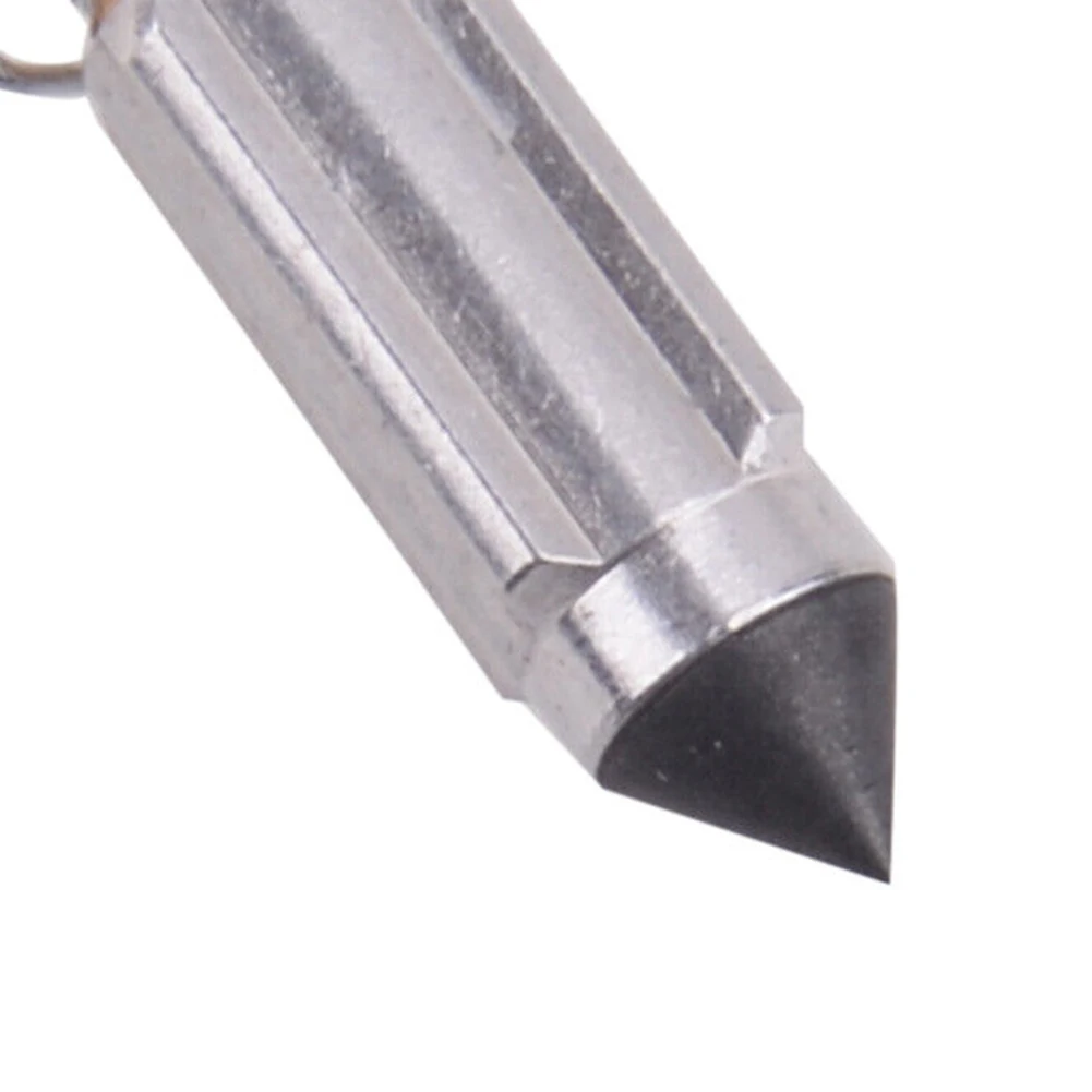1PC Carburetor Float Valve Needle Set Fit For Ymh For Suzuki Carb Float Needles Motorcycle Carburetor Silver Metal Needle Valve