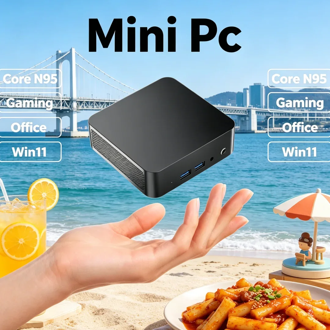 

New Arrival Core N95 Budget Pick 4K HD Display Office Study Mini Desktop PC Win11 32GB RAM 1TB/2TB SSD BT5.2 3 Years Warranty