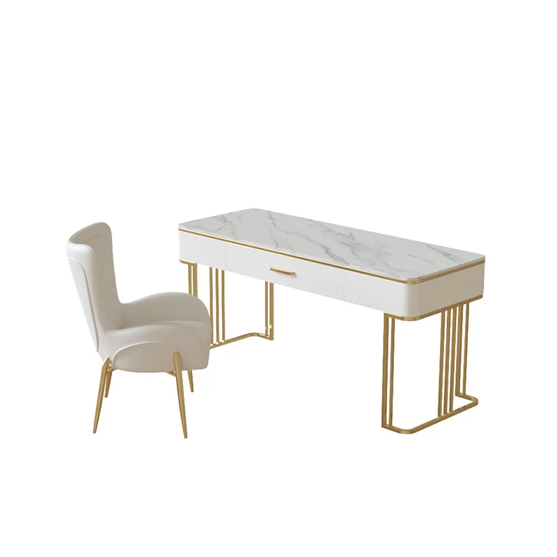 Light luxury boss table Medical beauty and plastic surgery consultation table and chair Nordic home computer table Study