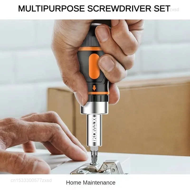  9 in 1 Screwdriver Set Multifunctional Professional Maintenance Portable Replaceable Magnetic Drill Bit Hand Screwdrivers