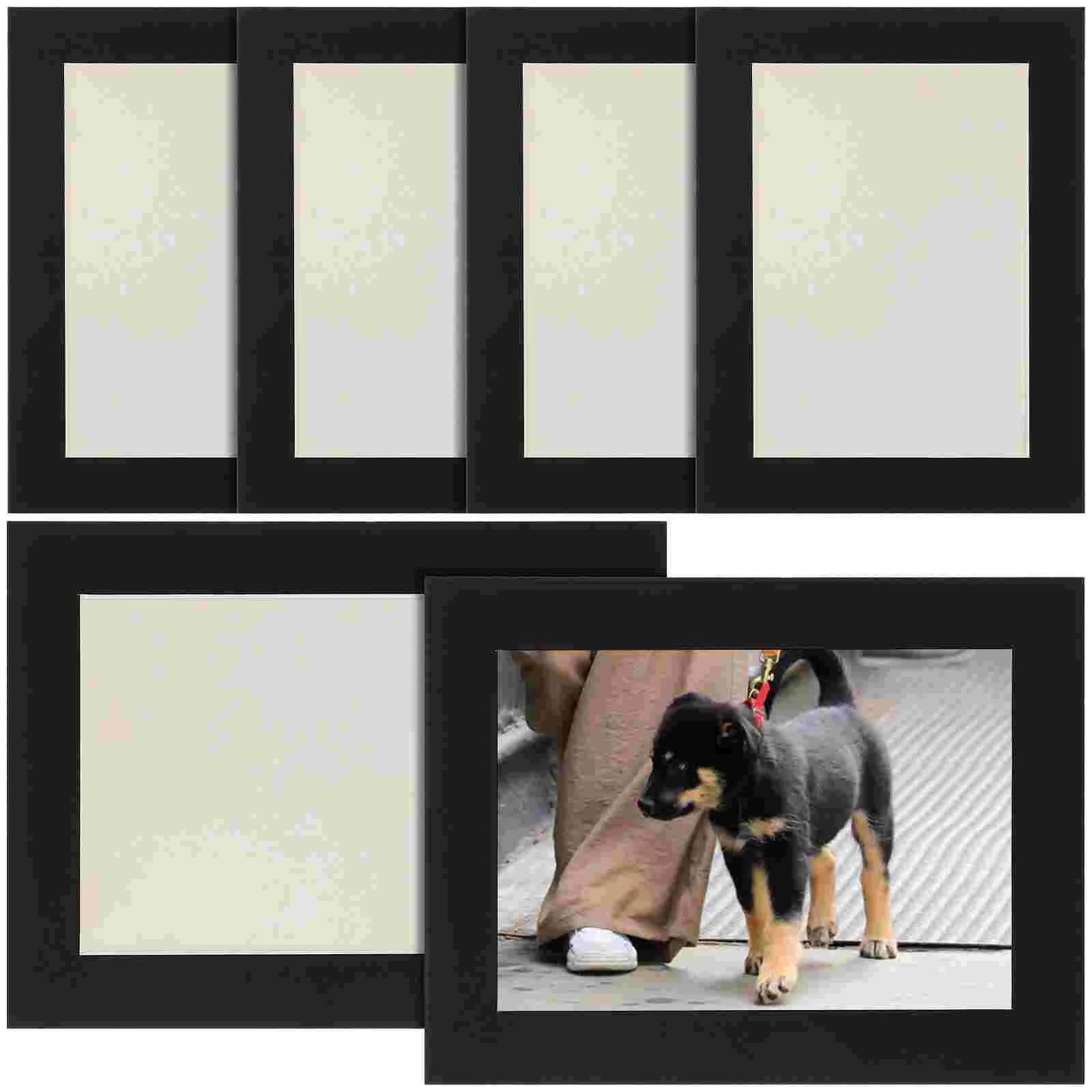 6 Pcs Children's Drawing Photo Frame Artwork Frames Kids Peel and Stick Picture