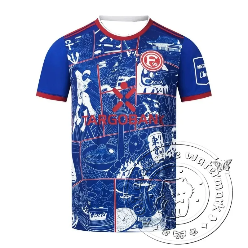 

2025 Men's Fortuna Dusseldorf Specia Football Shirt, Youth and Children's Training Football Shirt, 3D Printed Breathable Jersey