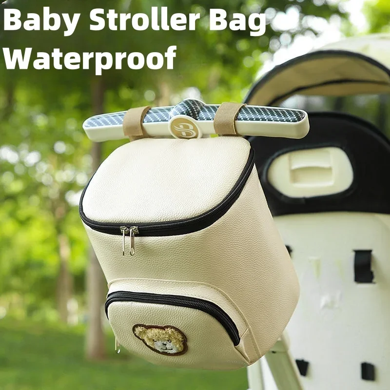 Baby Stroller Storage Large Capacity Travel Hanging Bag Mummy Bag Phone Bottle Holder Pram Diaper Bags Baby Stroller Accessories