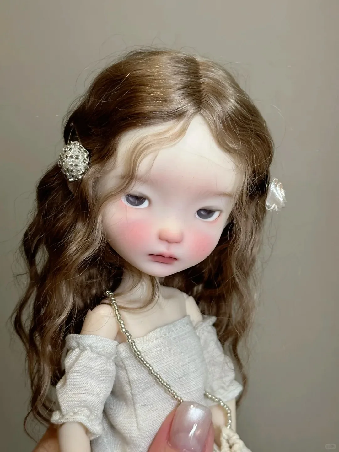 Новая кукла BJD SD 1/6, 25 см, Diandian Koza, девочка с большой головой, из электрической смолы, без макияжа, в комплекте с одеждой.