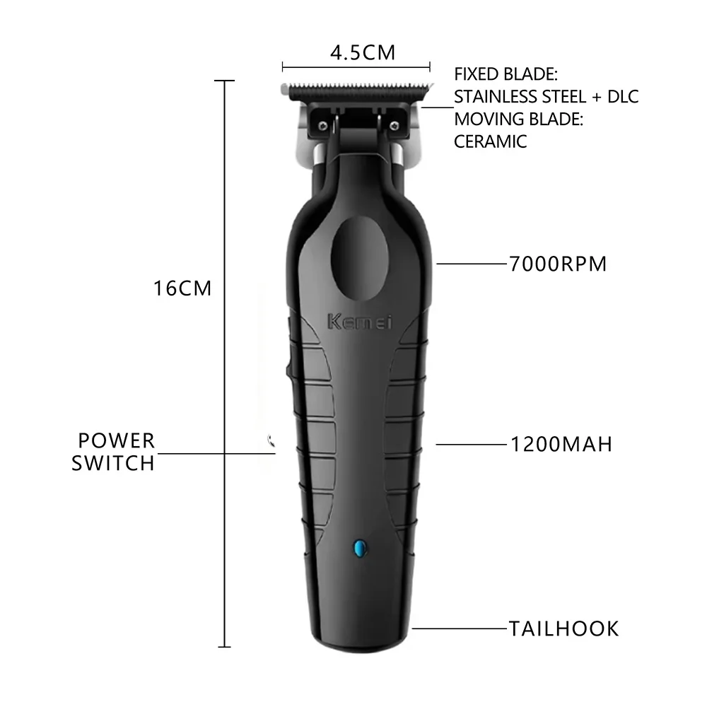 Kemei 2299 Original Trimmer Man Professional Zero Gap Hair Trimmer Machine Base Barber Clippers Professional Hair - view 2