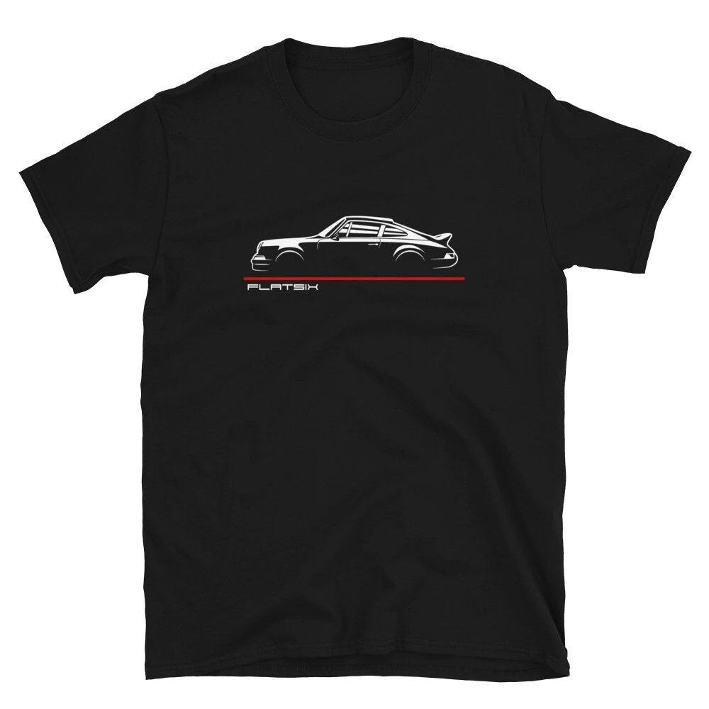 تي شيرت كلاسيكي Carrera Aircooled 911 964 996 993 991 930 Flatsix للرجال