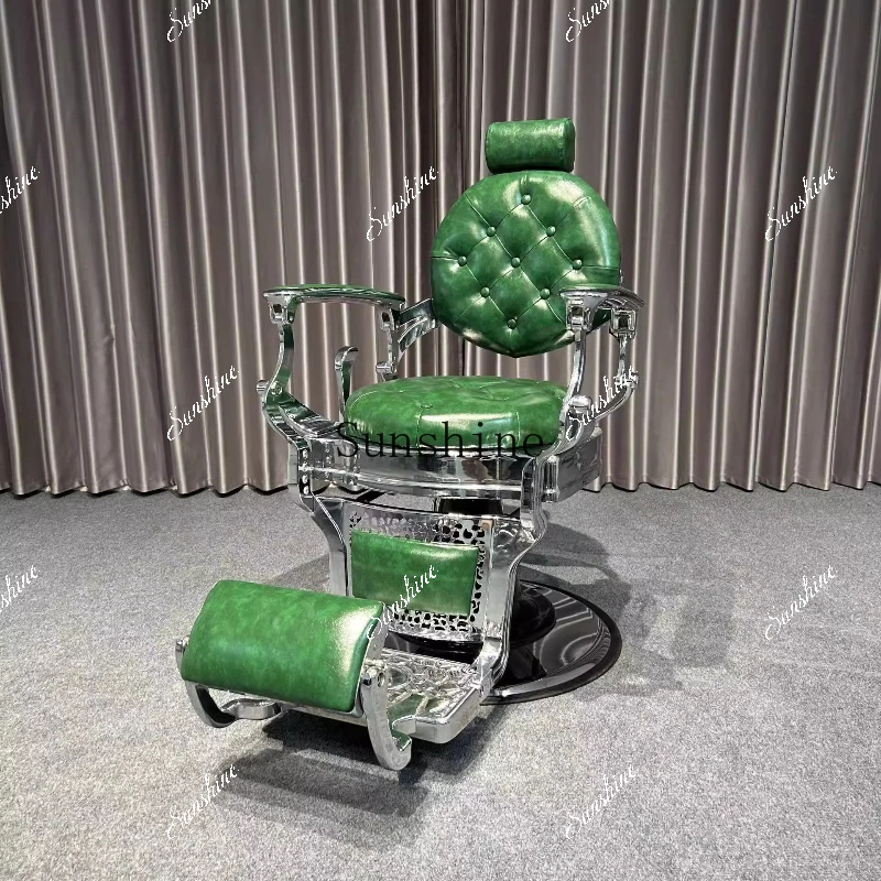 Oil chair shave down hair cut men simple modern  FT